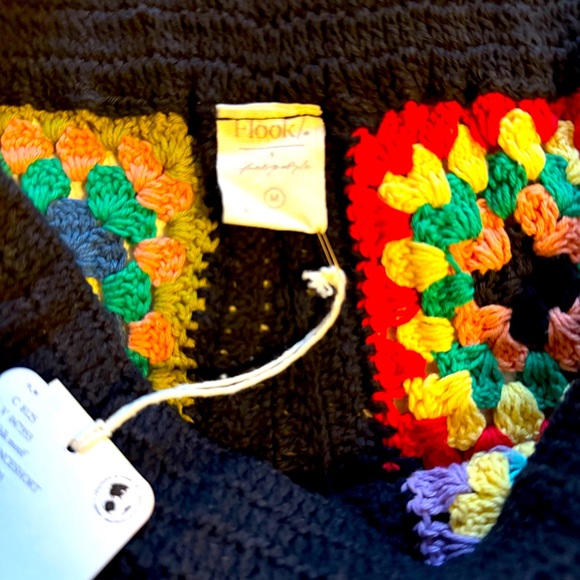 Free People x Flook Frances Crochet Shorts Size Medium NWT - Picture 10 of 10